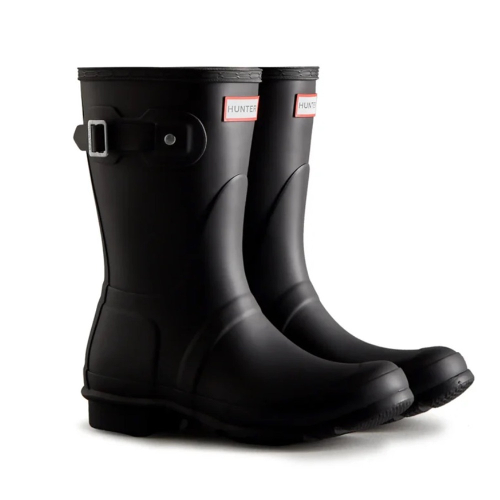 Hunter Women’s Original Short Rainboots in Grey Gloss